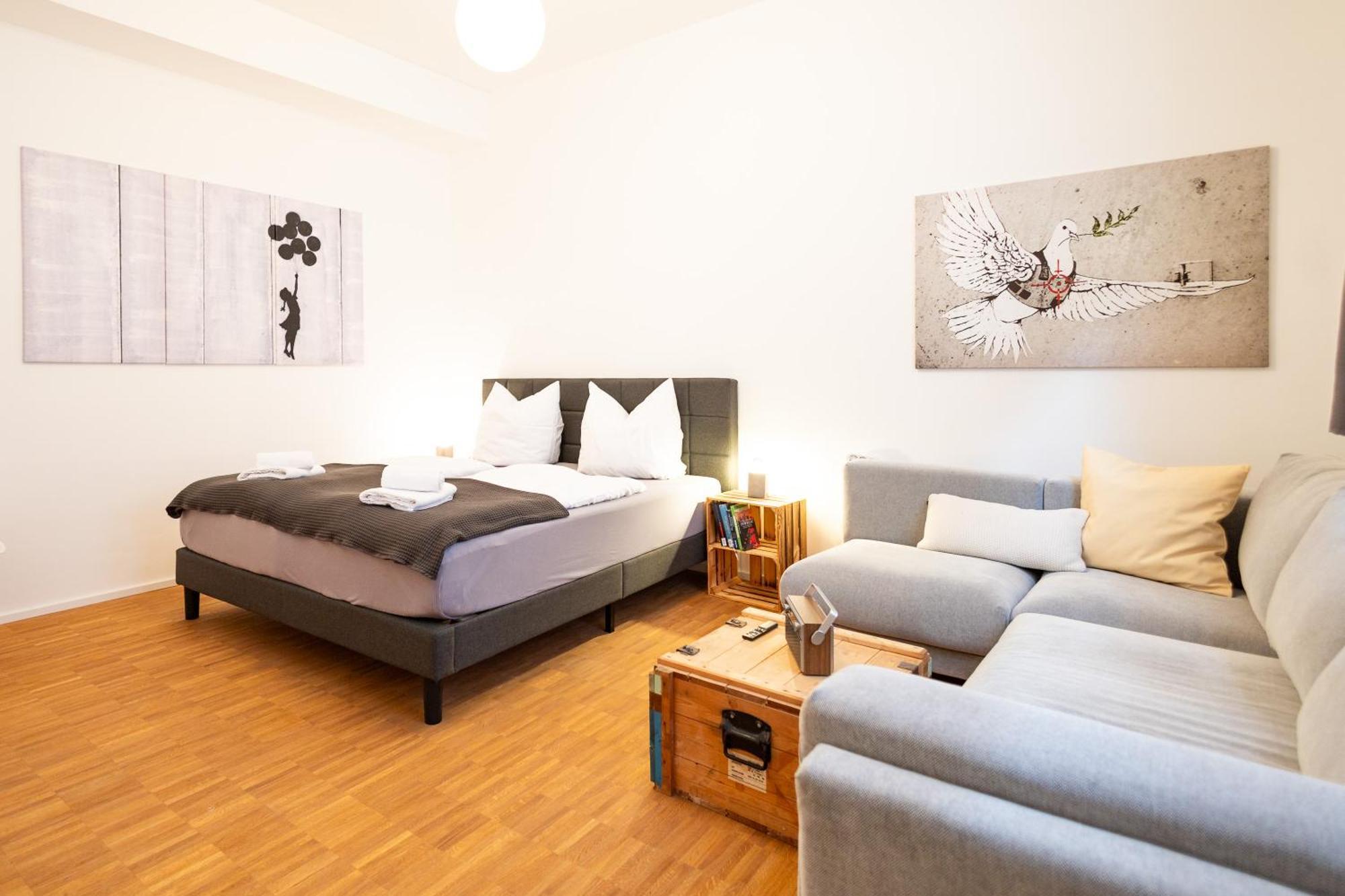Halle  Ko-Living - Beatles Und Banksy Suites & Studios Am Eselsbrunnen - Altstadt - Kueche מראה חיצוני תמונה